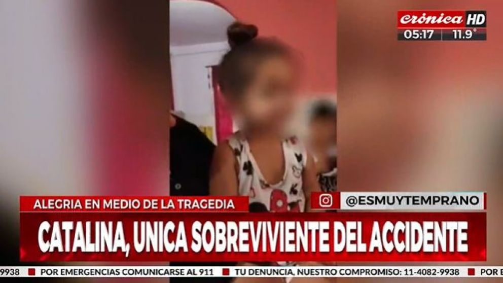 Dieron de alta a la hija de Huguito Flores, única sobreviviente de la tragedia