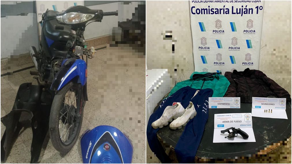 Los acusados cayeron tras una persecución (Gentileza Policía Bonaerense).