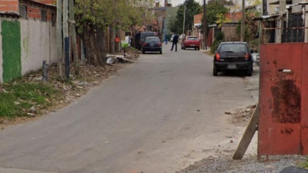 La zona donde se produjo el crimen de Isaías Fernando González.