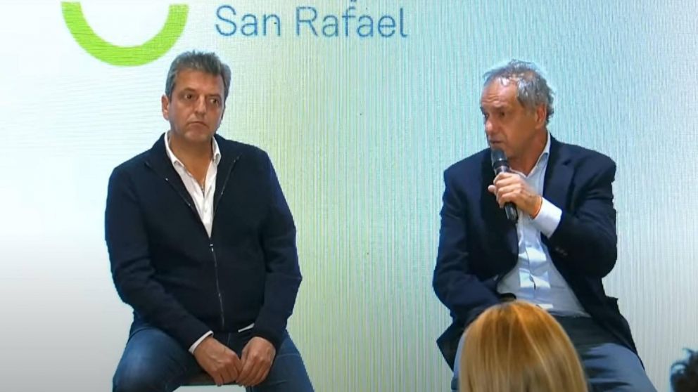 Para Daniel Scioli, Sergio Massa es "garantía y certidumbre para el sector productivo". (Captura de video)