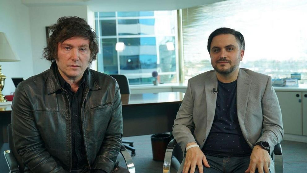 Javier Milei y Ramiro Marra fueron denunciados por Alberto Fernández (Archivo).