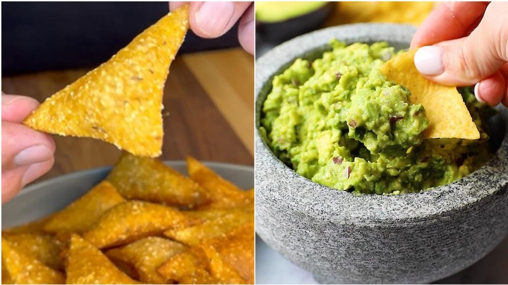 Nachos caseros con guacamole: la receta más fácil para elaborar en casa.