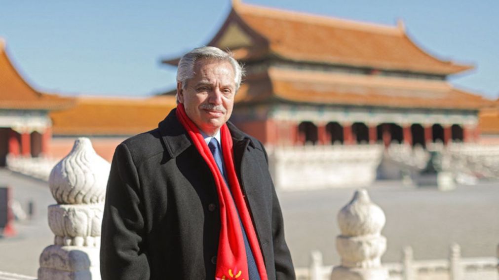 Alberto Fernández llegará a China en la madrugada del sábado (Twitter).