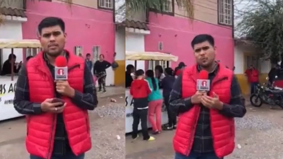Un periodista fue a cubrir la muerte de un hombre y se enter� algo devastador en vivo (Imagen captura video).