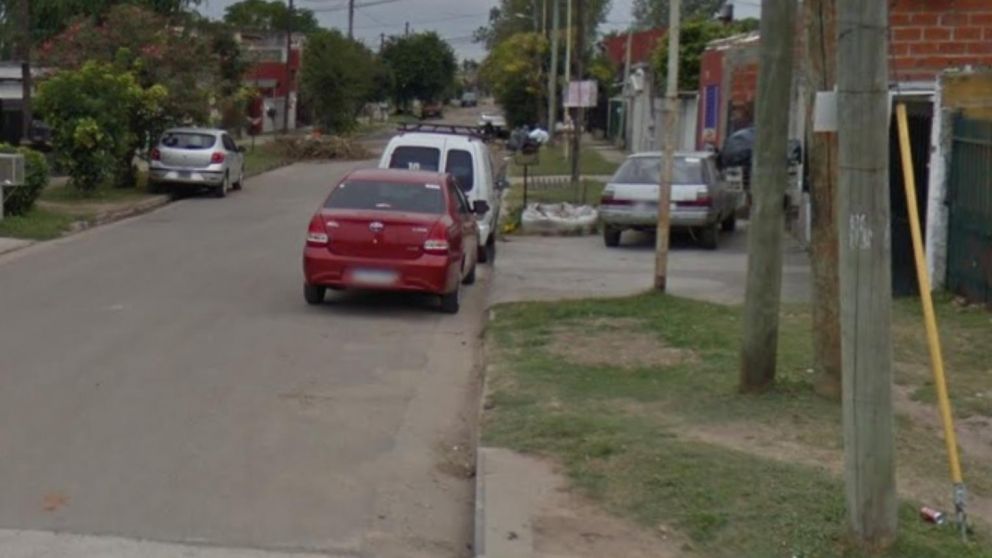 Acá, en este vecindario, se produjo el homicidio de la adolescente.