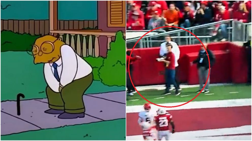 Recrearon una graciosa escena de "Los Simpson".