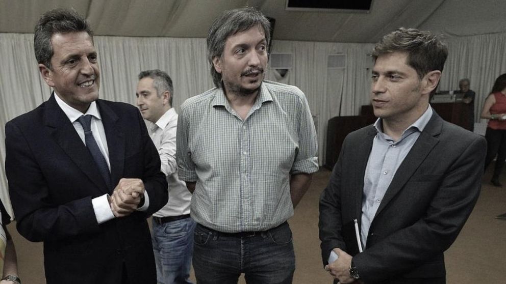 Sergio Massa estar� acompa�ado por M�ximo Kirchner y Axel Kicillof, entre otros.