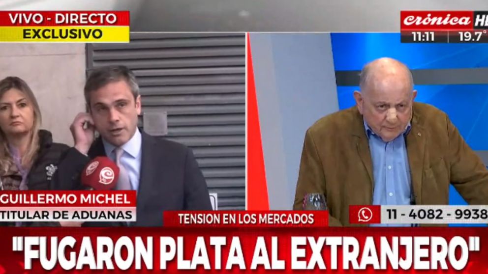 La Aduana participa de las operaciones en la "City" porteña (Crónica HD).