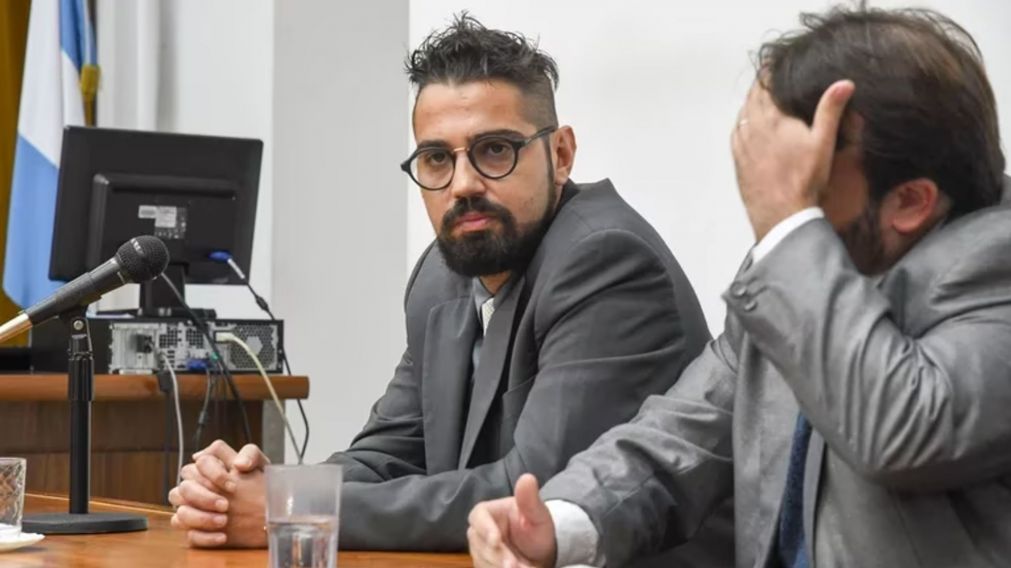 Pablo García Aliverti durante el juicio. Foto Télam