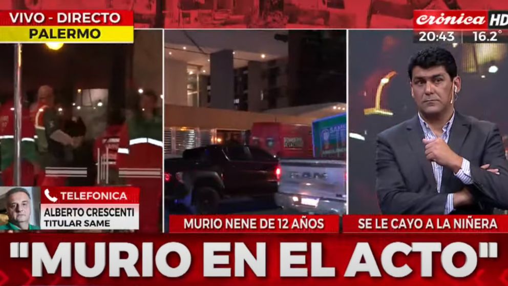 Alberto Crescenti, titular del SAME, habló con Daniel Gretzschel.