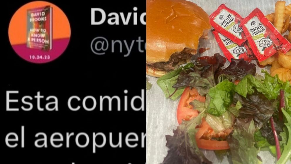 Periodista escrachó a un restaurante, pero el dueño lo dejó en ridículo y hasta creó un menú en su "honor" para "gastarlo" (Twitter/ @nytdavidbrooks)