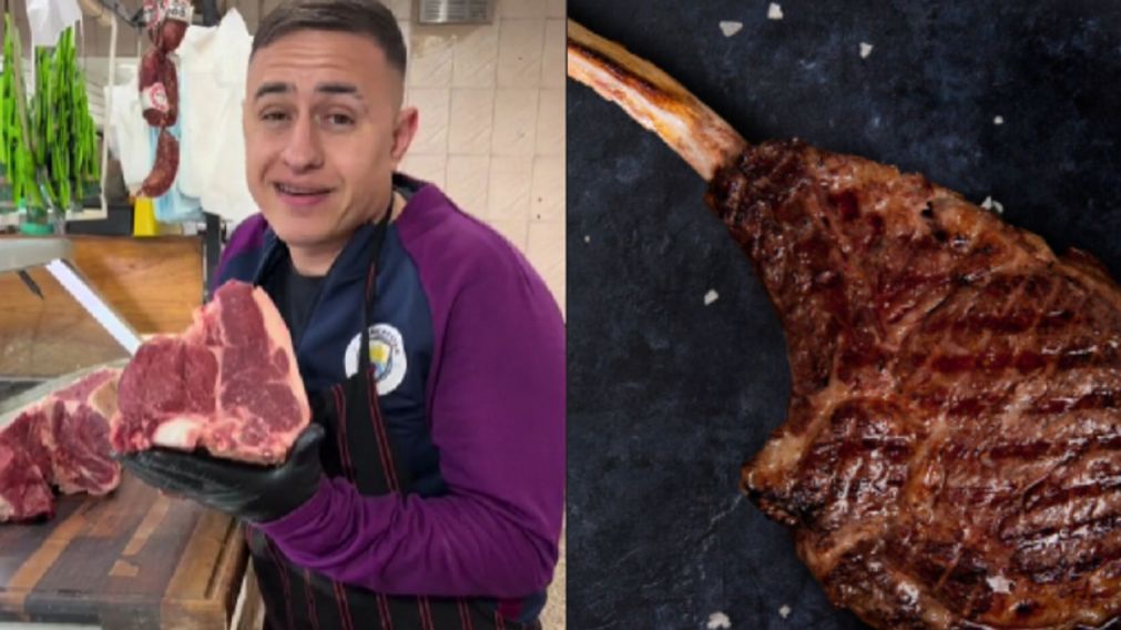 El carnicero tiktoker reveló los secretos mejor guardados del T-bone.
