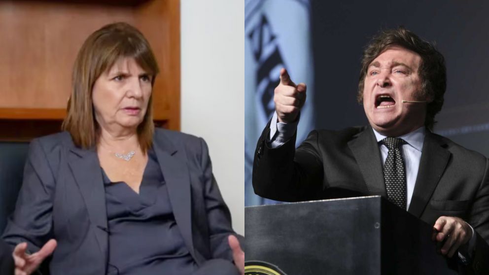 Patricia Bullrich llevará a la Justicia a Javier Milei.
