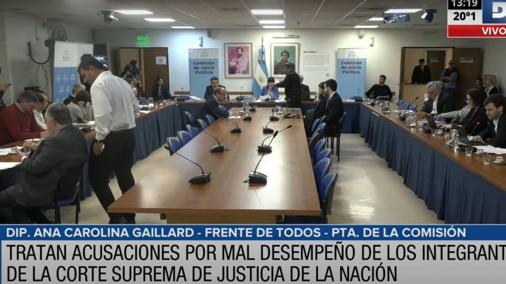 ¡EN VIVO! Diputados retomó el proceso de juicio político a la Corte Suprema.
