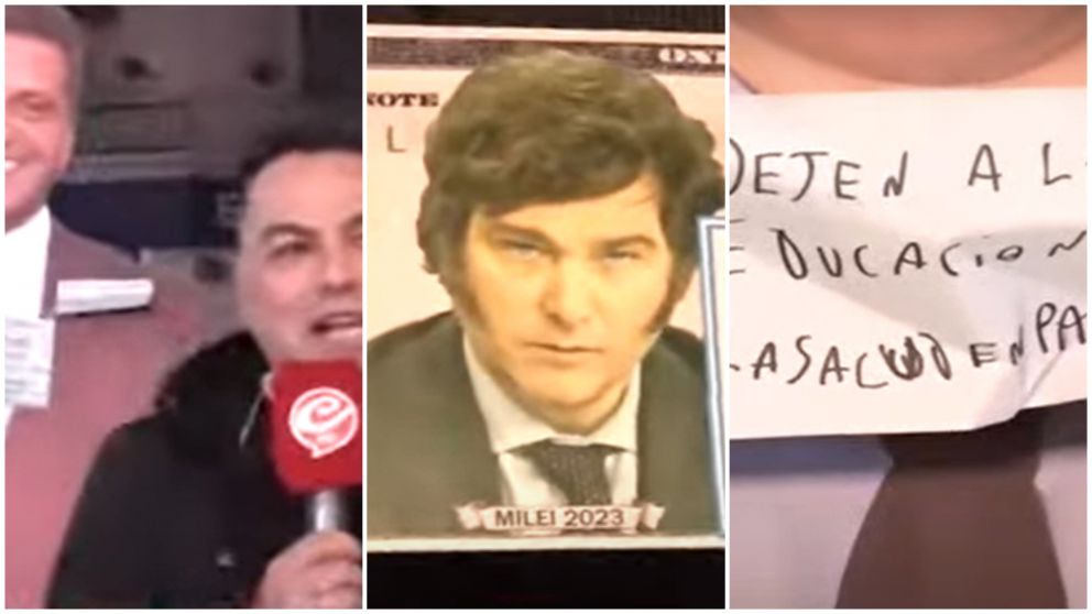 Los argentinos le dejaron mensajes a los candidatos.