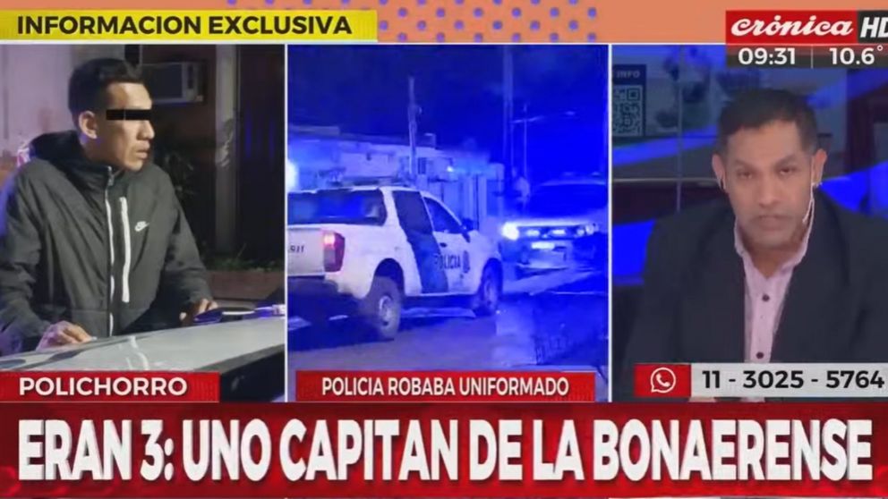 Uno de la banda, era policía (Captura de pantalla).