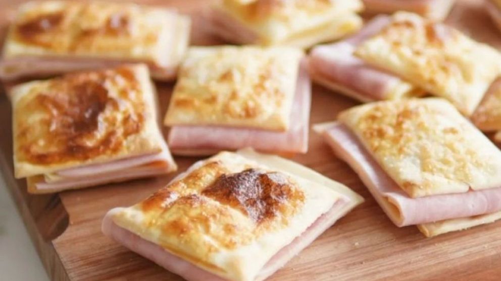 Mirá cómo preparar estos fosforitos rellenos de jamón y queso de manera sencilla y rápida.