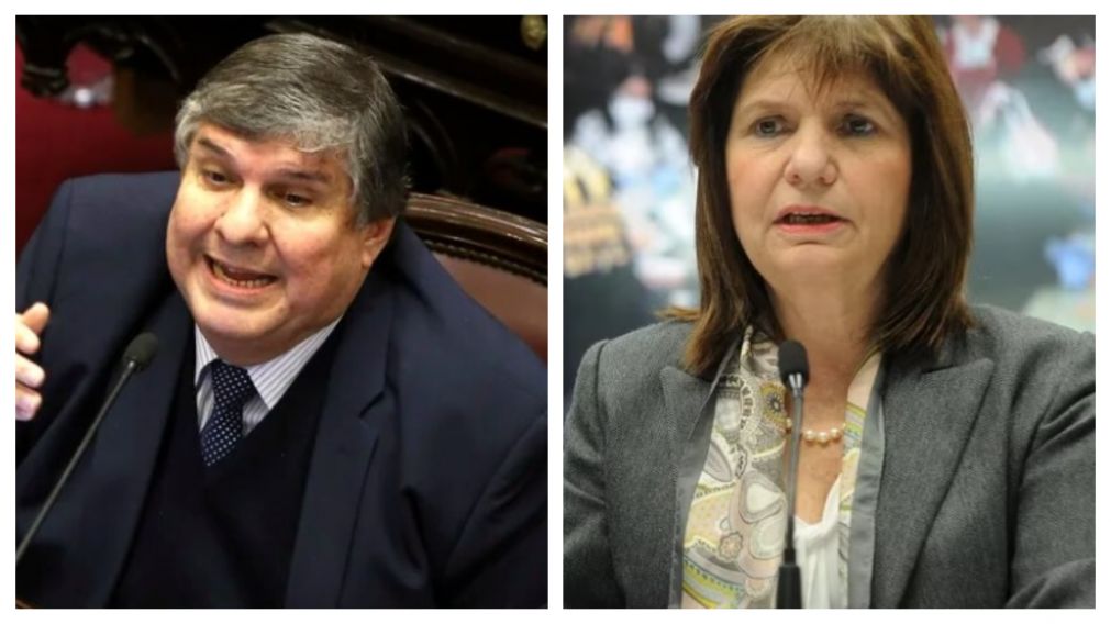 José Mayans y Patricia Bullrich (Archivo).