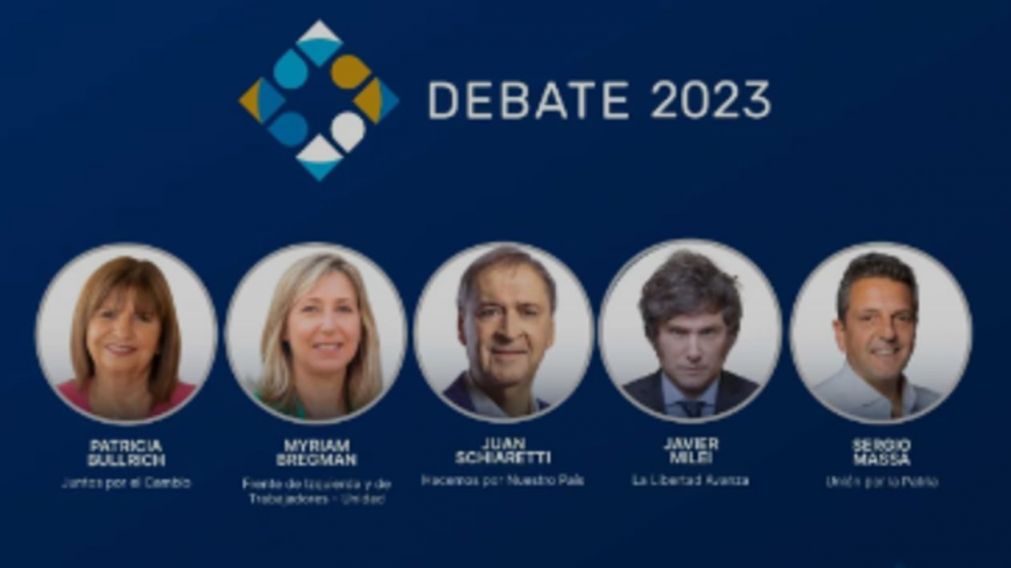 El primer debate presidencial tendrá lugar este domingo (CNE).