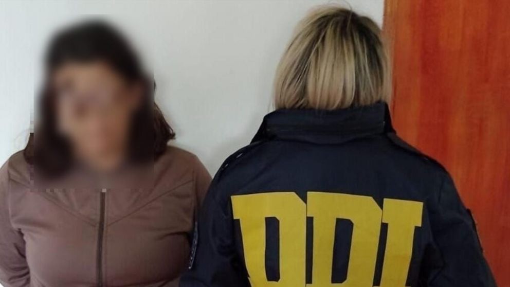 Esta es la acusada, que finalizó arrestada por los investigadores policiales.