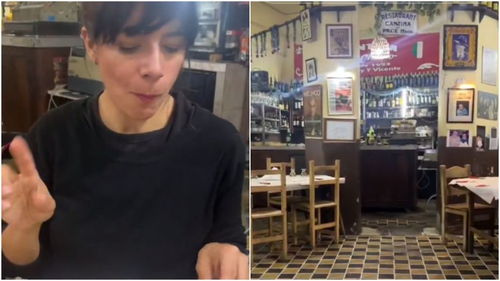 Una joven detall� su experiencia en un restaurante porte�o.