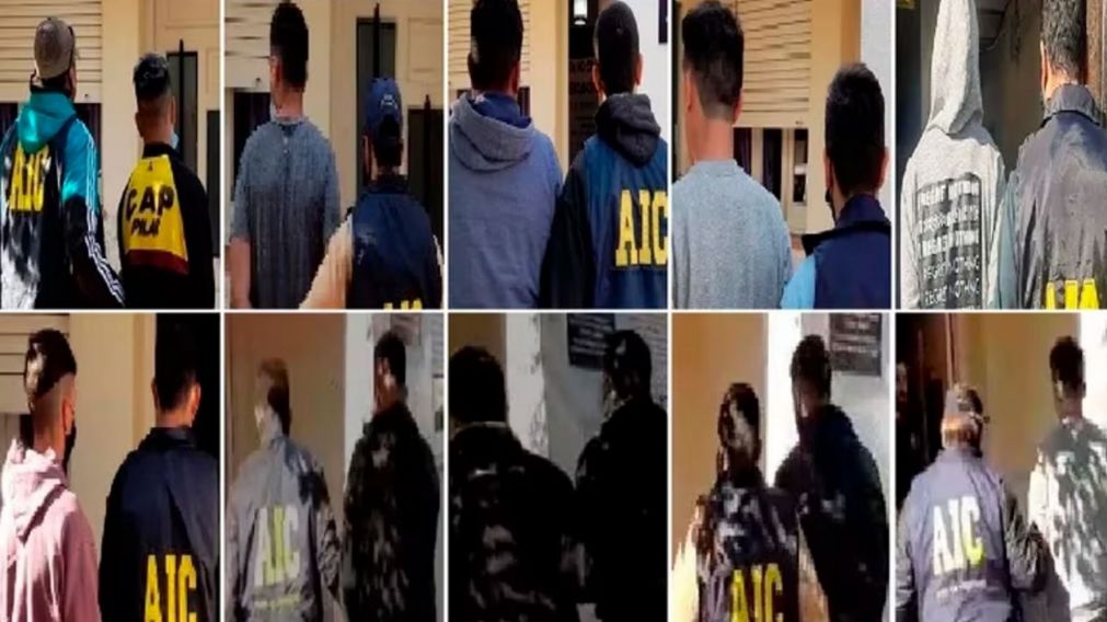 Diez jóvenes fueron condenados a penas de entre 8 y 16 años de prisión.