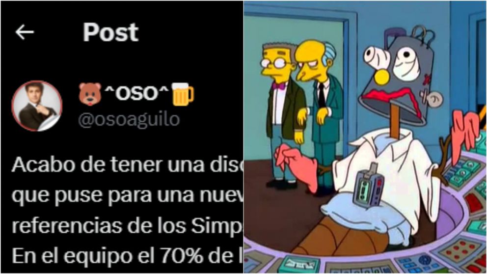 Discutió con RR.HH. por un insólito requisito para contratar personal: "Memes de Los Simpson"