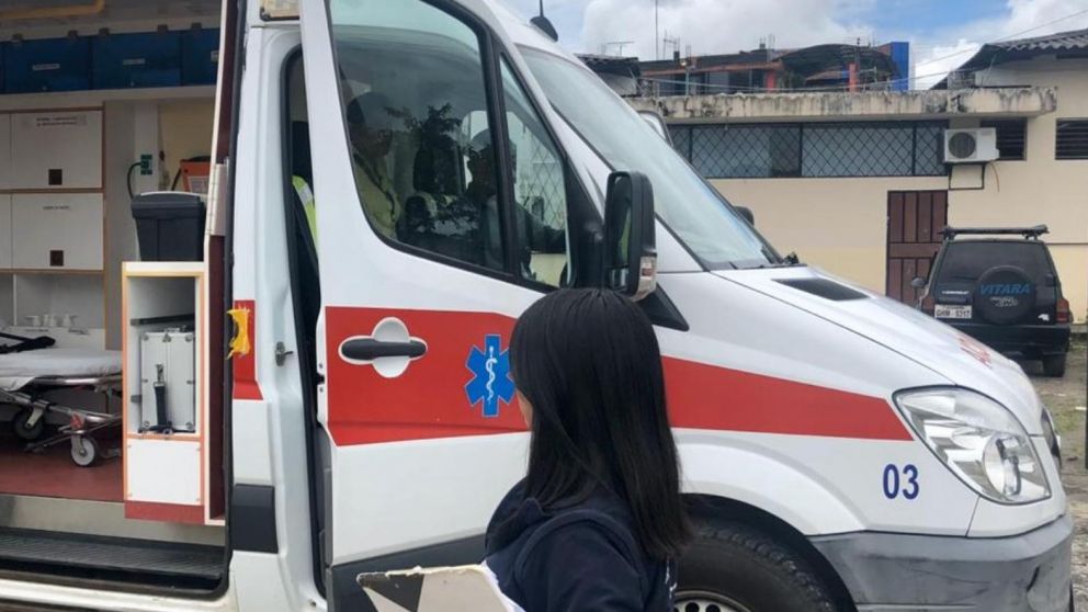 La mujer de 35 años debió ser asistida por los médicos.