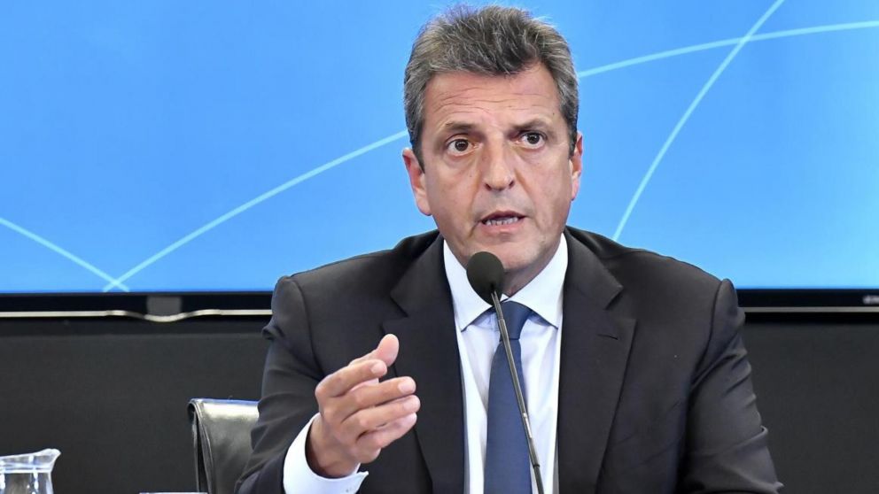 El ministro de Economía y candidato presidencial de Unión por la Patria, Sergio Massa (Archivo).