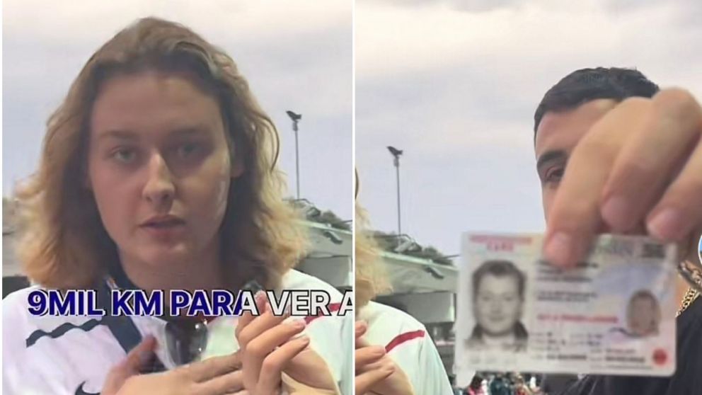 "Yanqui" viajó a Argentina, vio a San Lorenzo y se queda a vivir por el Ciclón (Imagen captura vídeo).
