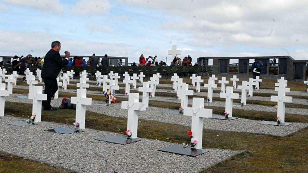 Los restos de los ca�dos descansan en el Cementerio de Darwin (Imagen ilustrativa).