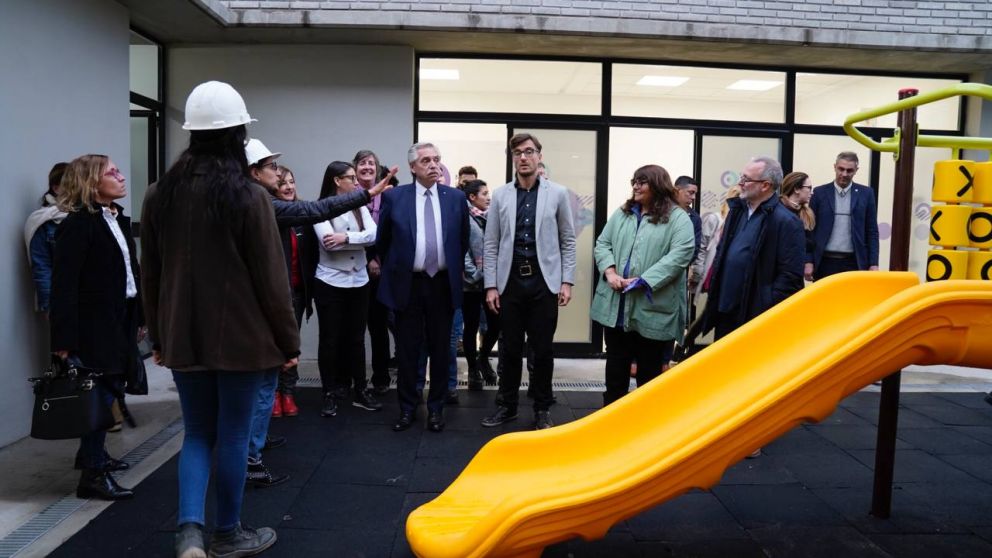 El Presidente encabezó la inauguración en Castelar (Foto Argentina.gob.ar).