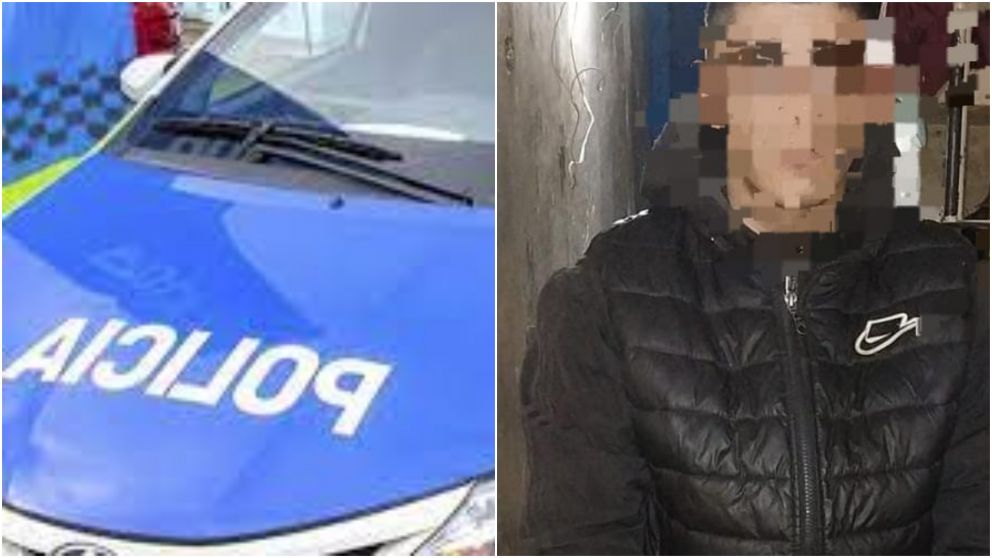 El sospechoso tiene 23 años y pedido de detención (Gentileza Policía Bonaerense)