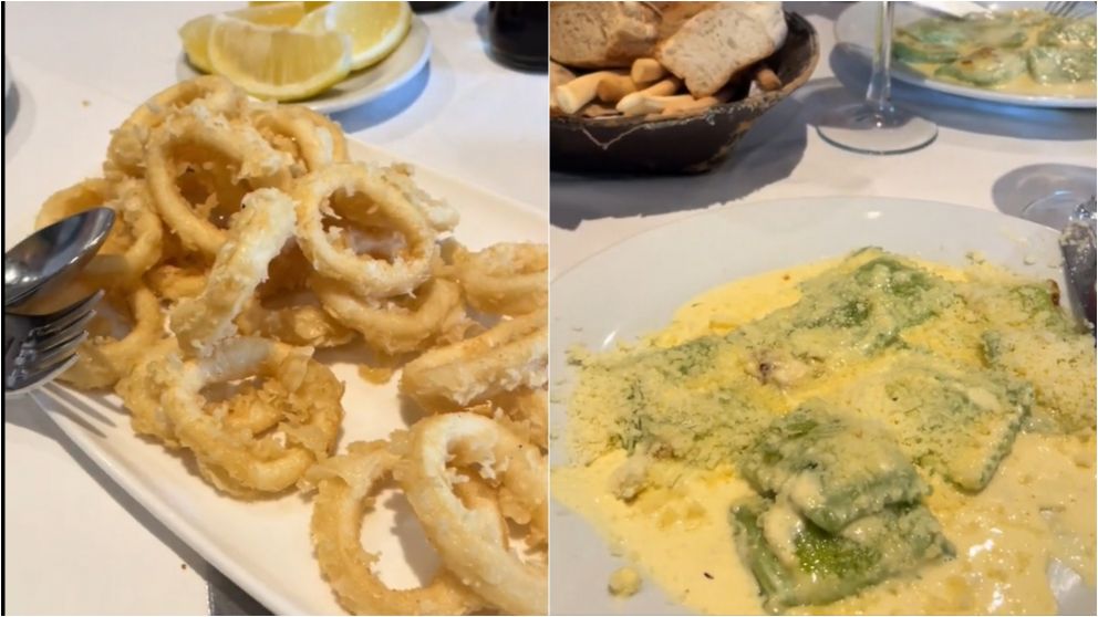 Una pareja gast� una fortuna en un restaurante.