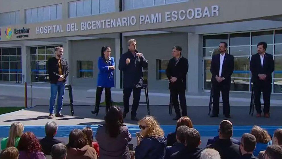 Sergio Massa inauguró hospitales PAMI en Escobar, Hurlingham, Ituzaingó y Lanús.