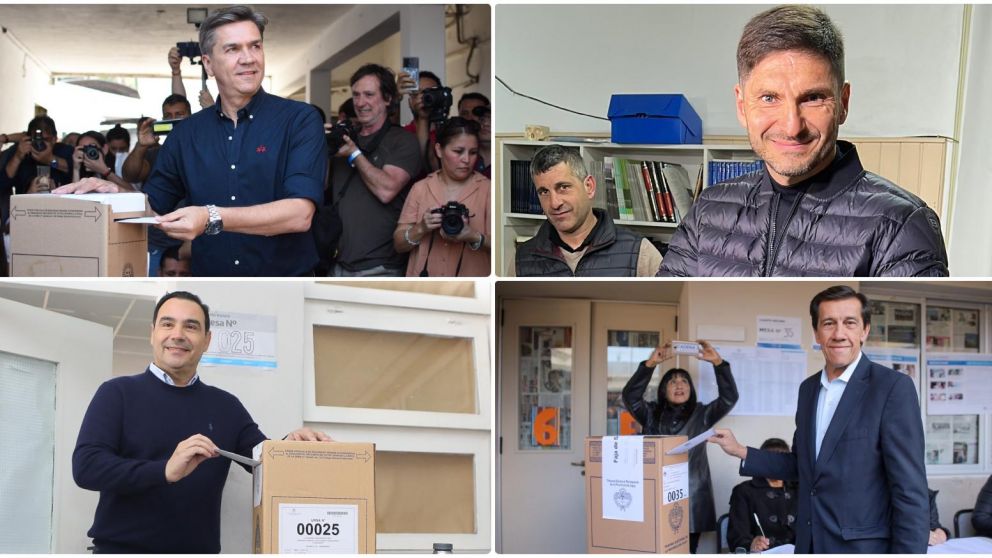 Leandro Zdero (Chaco), Maximiliano Pullaro (Santa Fe), Gustavo Valdés (Corrientes) y Carlos Sadir (Jujuy).