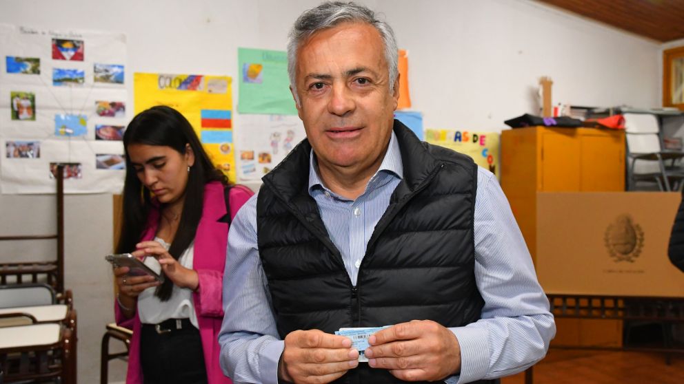 Con casi el 40% de mesas escrutadas, Cornejo se impuso en Mendoza.