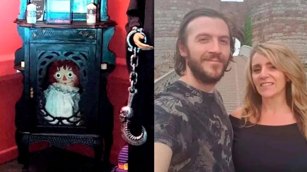 Eran "caza fantasmas", se divorciaron y ahora se pelean por la tenencia de una muñeca diabólica (Gentileza: The Sun)