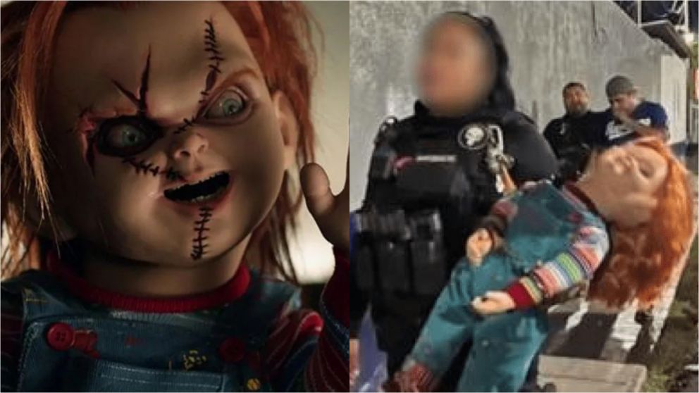 Insólito: detuvieron al muñeco maldito "Chucky" por asaltar a vecinos en una plaza