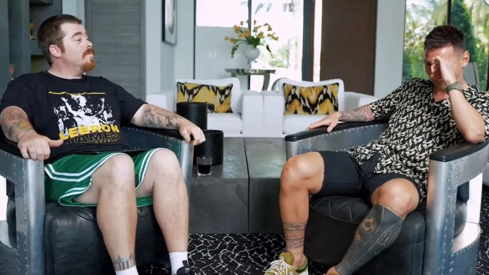 Messi vivi� un inc�modo momento cuando le preguntaron por sus partes �ntimas (Imagen captura v�deo).