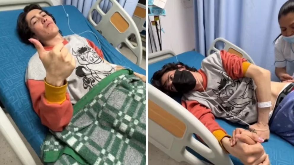 Un joven fue internado de urgencia luego de tomar mucha gaseosa (Imagen captura vídeo).