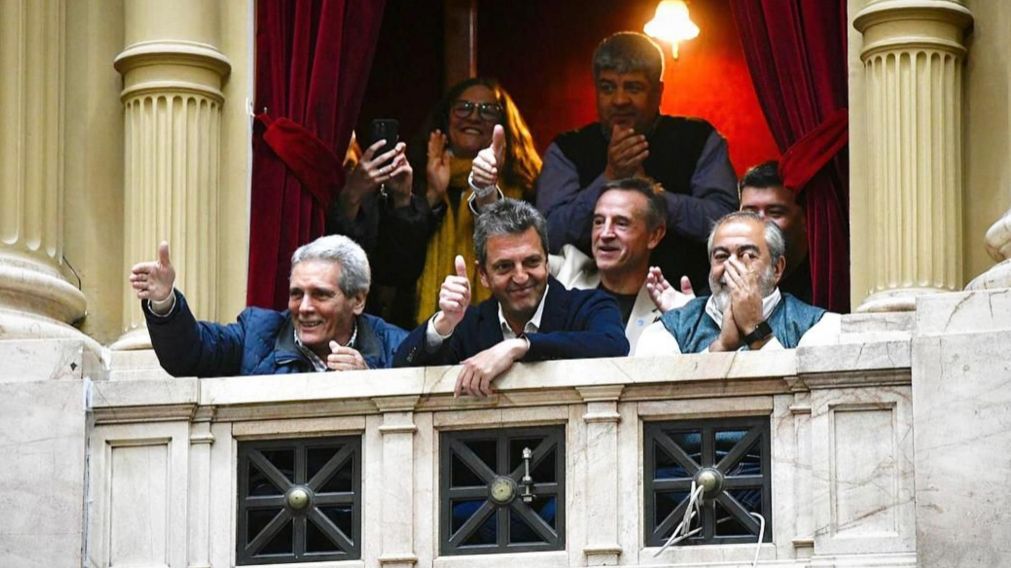 Sergio Massa estuvo presente en el recinto.