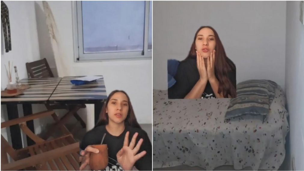 En TikTok, una joven mostr� el incre�ble estado de un departamento en alquiler.