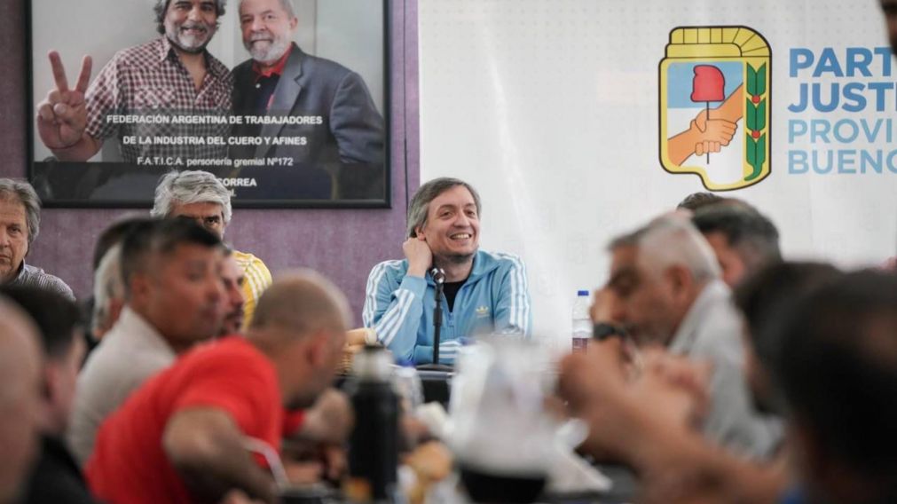 Máximo Kirchner habló en un encuentro un encuentro con más de 200 representantes gremiales y secretarios generales.