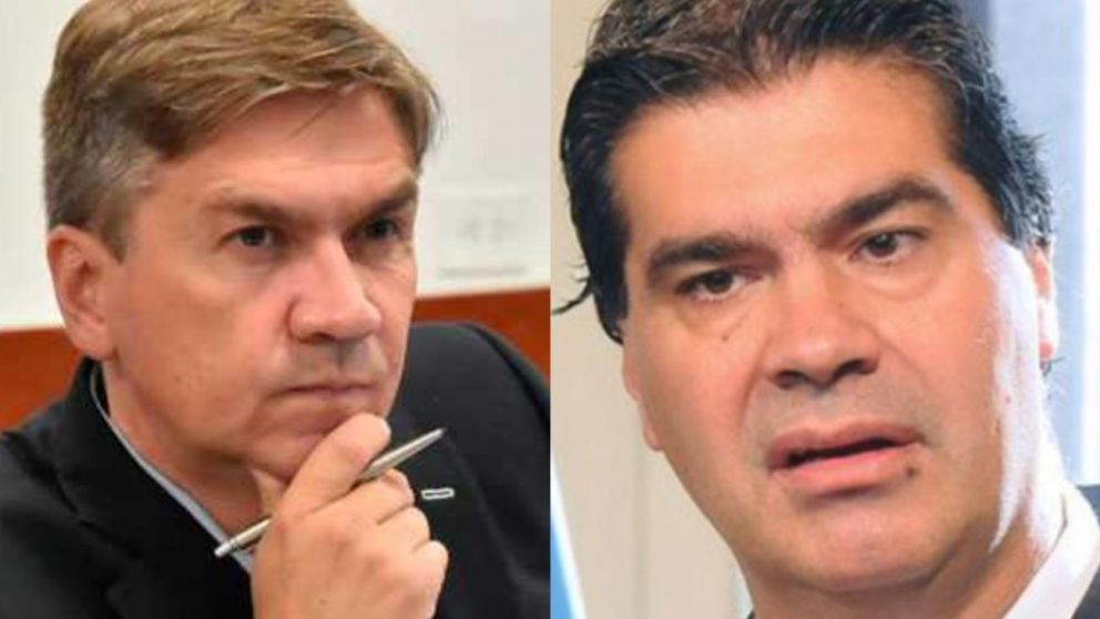 Leandro Zdero y Jorge Capitanich, los dos principales candidatos a quedarse con la gobernación chaqueña.