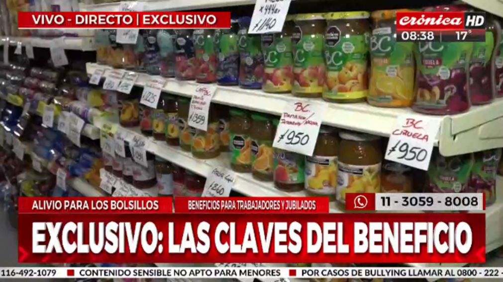 Desde el lunes rige la nueva medida que hab�a sido anunciada por Sergio Massa (Captura de TV).