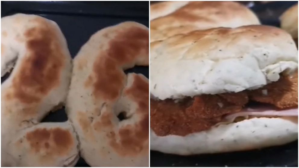 Le regalo una curiosa torta a su pareja por su cumpleaños.