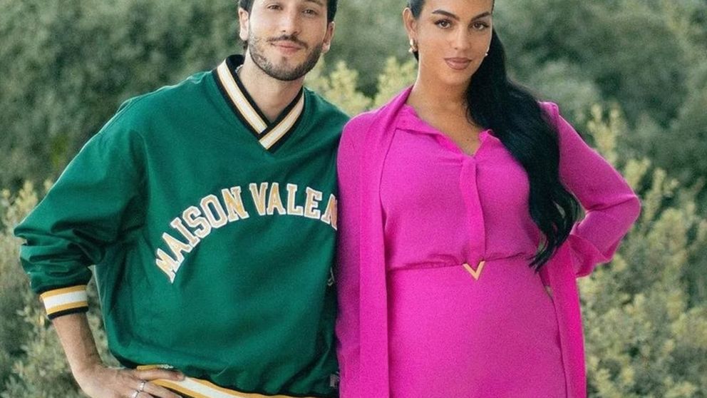 Sebastián Yatra y Georgina Rodríguez.