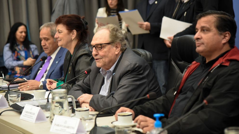 Carlos Heller, del Frente de Todos, es quien preside la comisión de Presupuesto y Hacienda (gentileza Diputados).