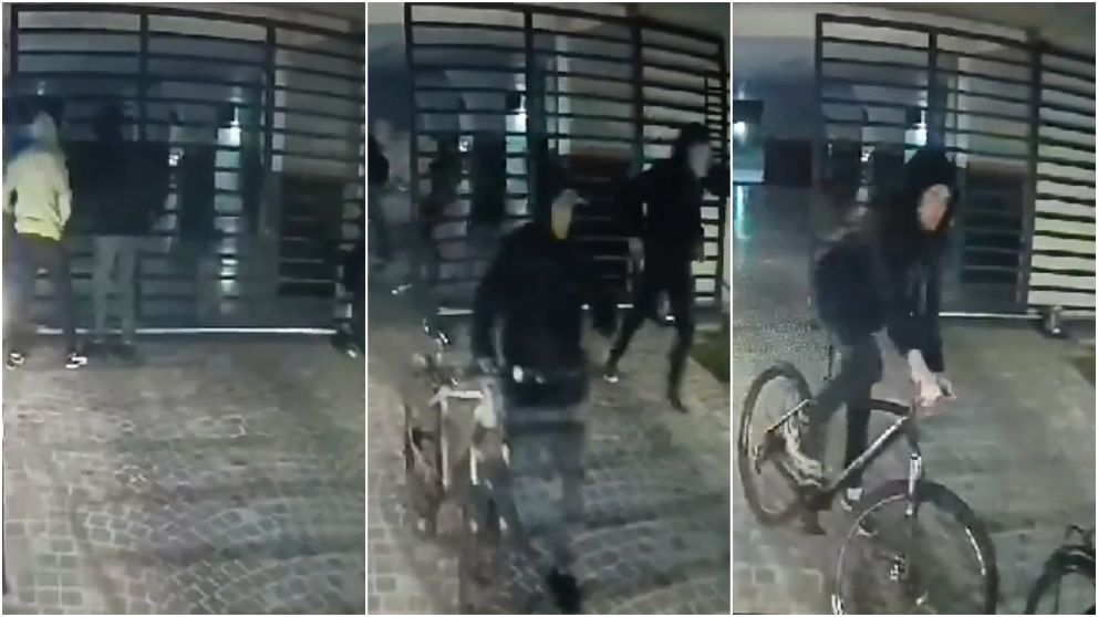 Los ladrones usaron las bicis robadas para darse a la fuga.